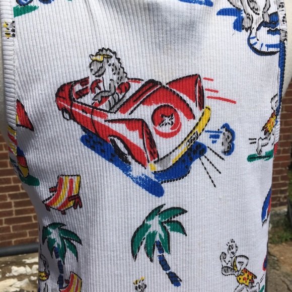 VTG 1980s Fusion Graphic Tank Top, M/L/XL - Picture 4 of 7